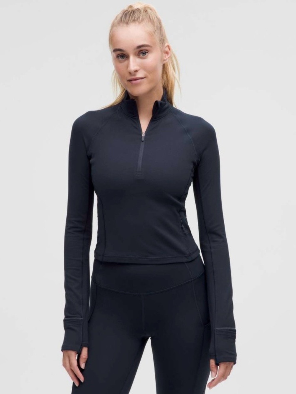 Lululemon It’s Rulu Cropped Half Zip
